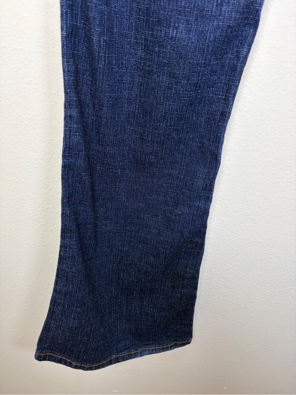 Apollo Jeans 90s/ Y2K Asymmetrical Crossover Waist Bootcut Jeans Size 9/10 - Picture 9 of 12